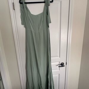 Reformation Westerly Dress Celadon - Size 8